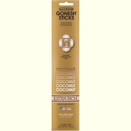 Gonesh Stick Extra Rich Coconut 20 Piece