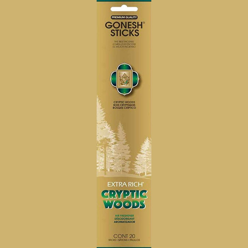 Gonesh Stick Extra Rich Cryptic Woods 20 Piece